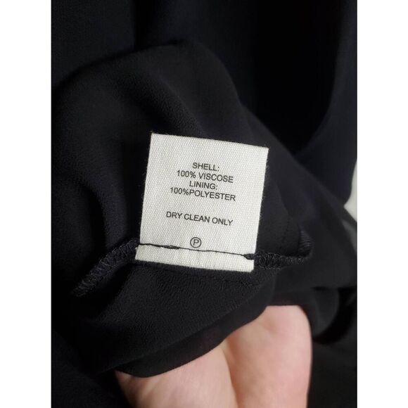 Rumored Vintage Slip Maxi Dress in Black 90s Y2K Minimal Classic Witchy - Picture 7 of 8